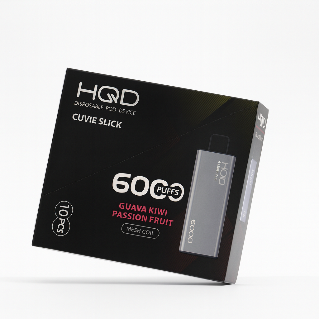Guava Kiwi Passion Fruit - 10er Packung - HQD Cuvie Slick 6000