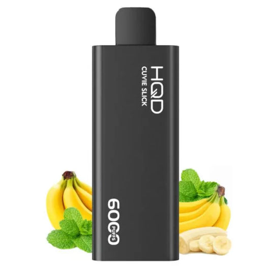 BANANA ICE 2% - HQD Cuvie Slick 6000 Puffs